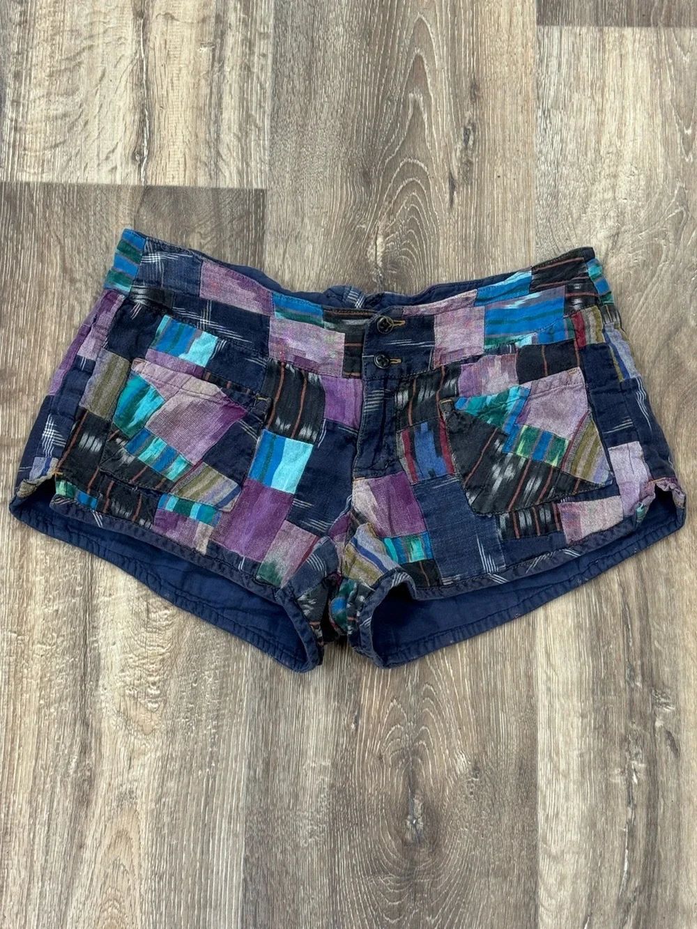Free People Micro Mini Y2K Plaid Shorts Women’s 4